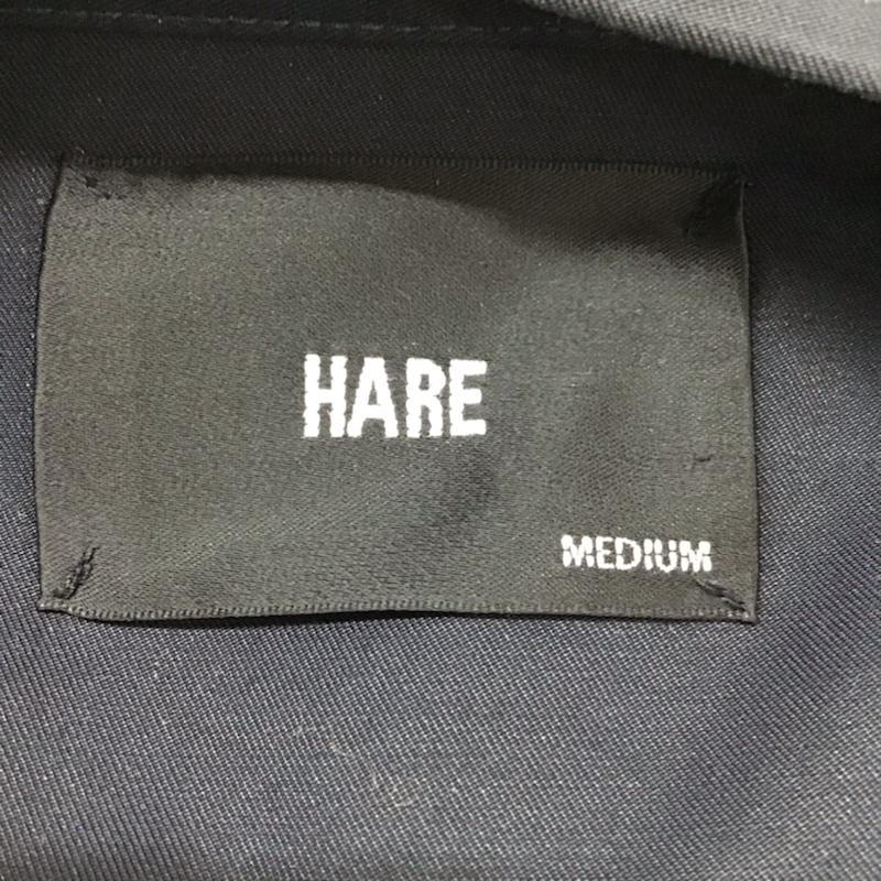 ハレ HARE ジャケット、上着 ジャンパー、ブルゾン HA030045N9 ノーカラー MA-1 ジャケット M 無地 紺 / ネイビー /  メンズ USED 古着 中古 10071529