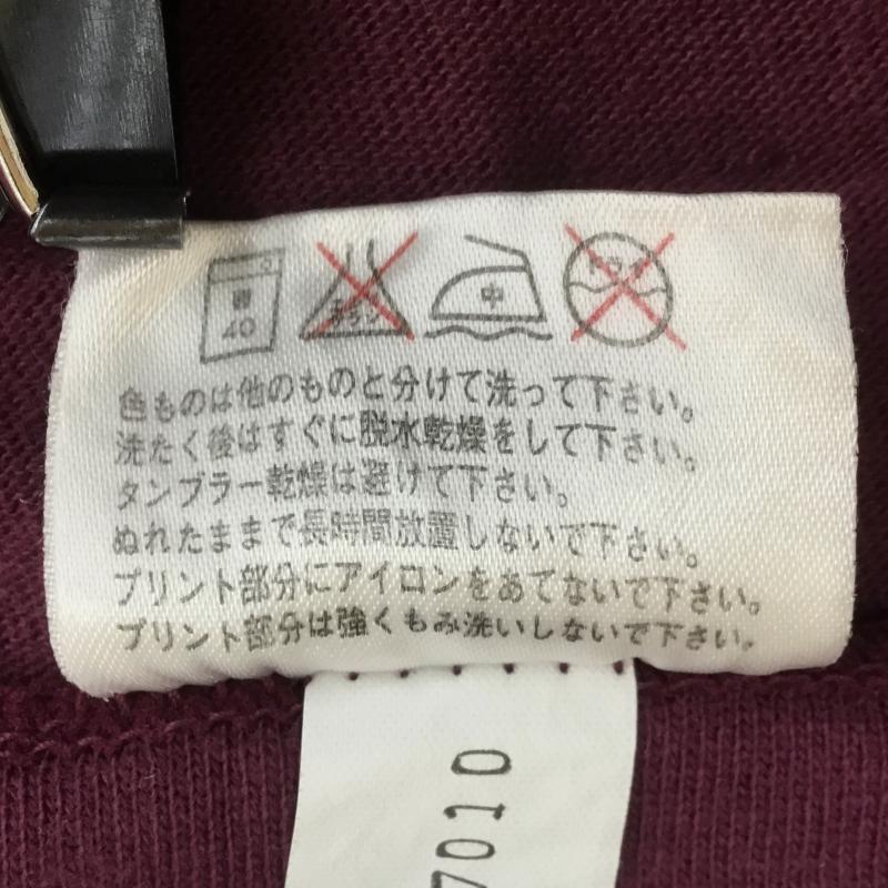 コンバース CONVERSE Tシャツ 半袖 ONE STAR 日本製 90s L ロゴ、文字 えんじ / ワインレッド /  メンズ USED 古着 中古 10071530