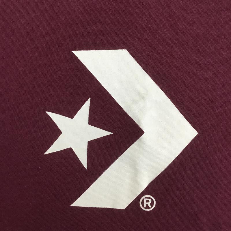 コンバース CONVERSE Tシャツ 半袖 ONE STAR 日本製 90s L ロゴ、文字 えんじ / ワインレッド /  メンズ USED 古着 中古 10071530
