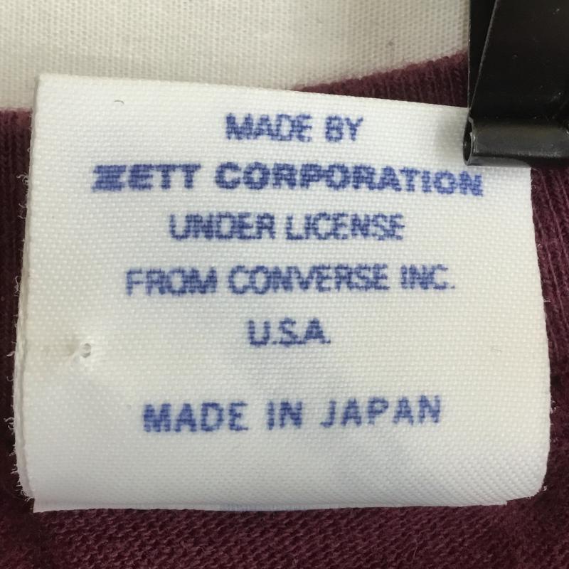 コンバース CONVERSE Tシャツ 半袖 ONE STAR 日本製 90s L ロゴ、文字 えんじ / ワインレッド /  メンズ USED 古着 中古 10071530