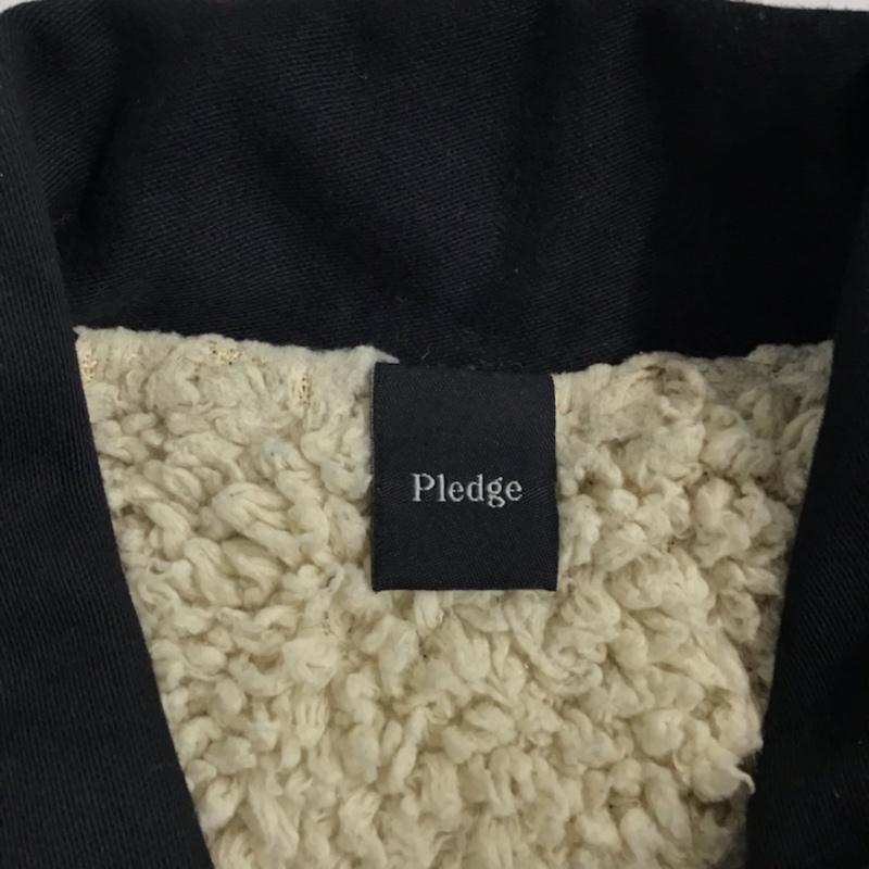 プレッジ Pledge ジャケット、上着 ジャケット、ブレザー 裏ボア 46 無地 黒 / ブラック /  メンズ USED 古着 中古 10071584