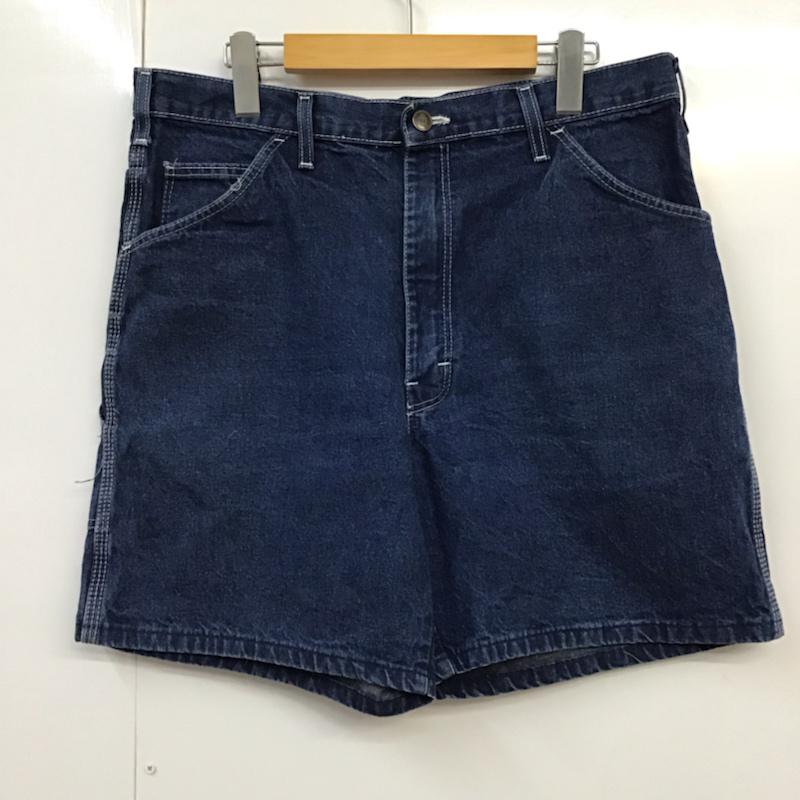 ディッキーズ Dickies パンツ ショートパンツ デニム ハーフパンツ 36 ロゴ、文字 紺 / ネイビー /  メンズ USED 古着 中古 10071688