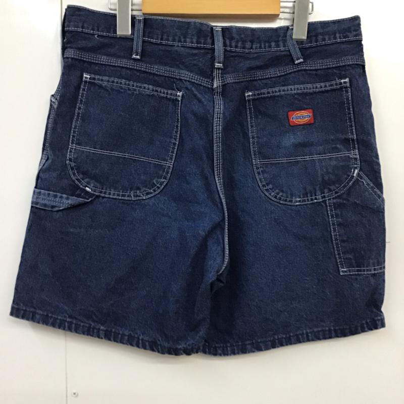 ディッキーズ Dickies パンツ ショートパンツ デニム ハーフパンツ 36 ロゴ、文字 紺 / ネイビー /  メンズ USED 古着 中古 10071688