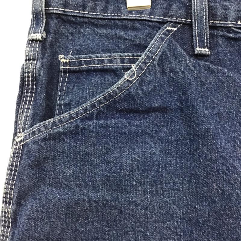 ディッキーズ Dickies パンツ ショートパンツ デニム ハーフパンツ 36 ロゴ、文字 紺 / ネイビー /  メンズ USED 古着 中古 10071688