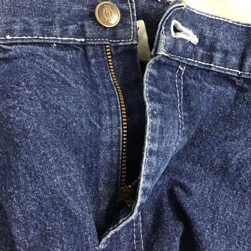 ディッキーズ Dickies パンツ ショートパンツ デニム ハーフパンツ 36 ロゴ、文字 紺 / ネイビー /  メンズ USED 古着 中古 10071688