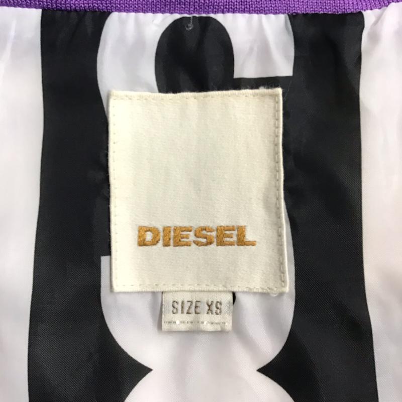 ディーゼル DIESEL ベスト ベスト ダウン フェザー XS 無地 紫 / パープル /  メンズ USED 古着 中古 10071788