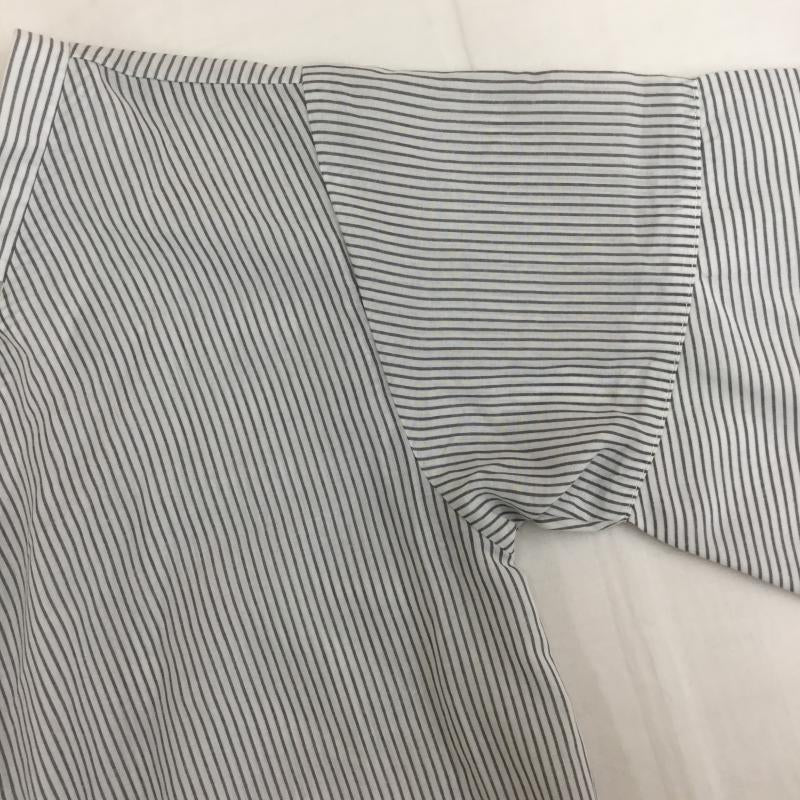 ヘザー Heather カットソー 半袖 FREE ストライプ 白 / ホワイト /  レディース USED 古着 中古 10071842