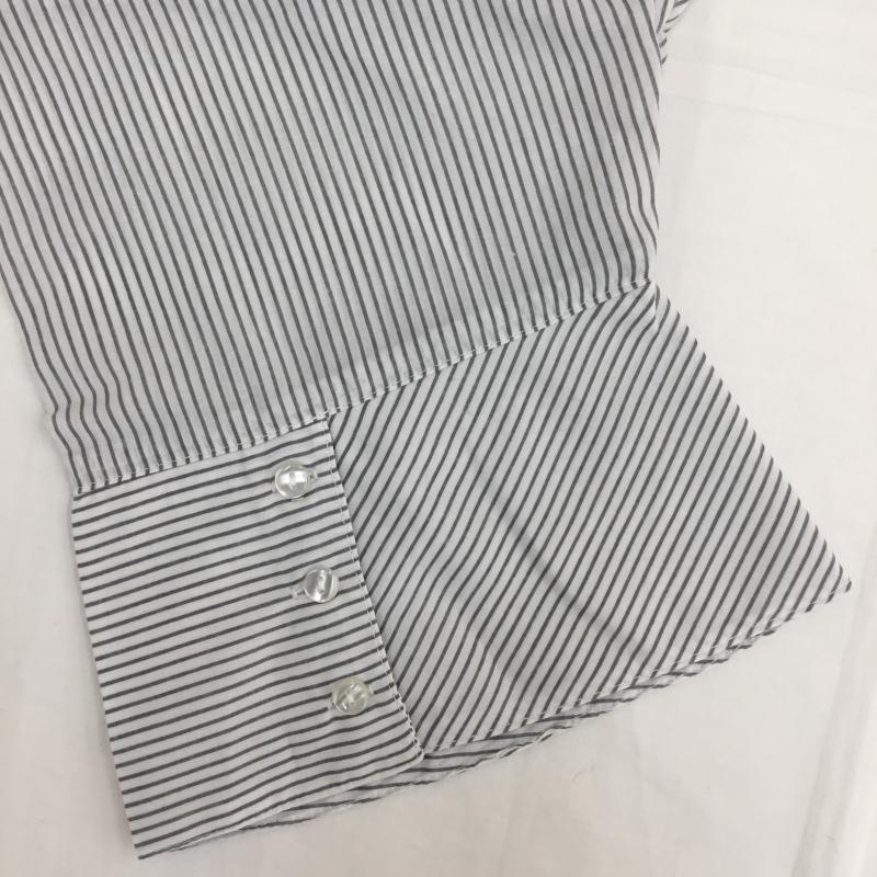 ヘザー Heather カットソー 半袖 FREE ストライプ 白 / ホワイト /  レディース USED 古着 中古 10071842