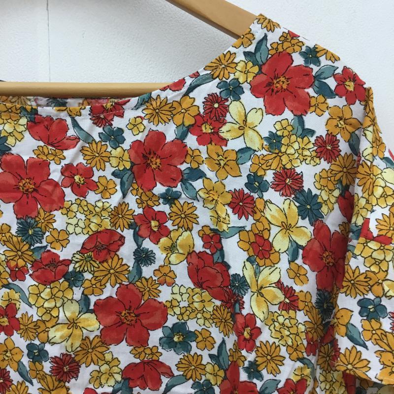 グローバルワーク GLOBAL WORK カットソー 半袖 L 花柄 マルチカラー / マルチカラー /  レディース USED 古着 中古 10071852