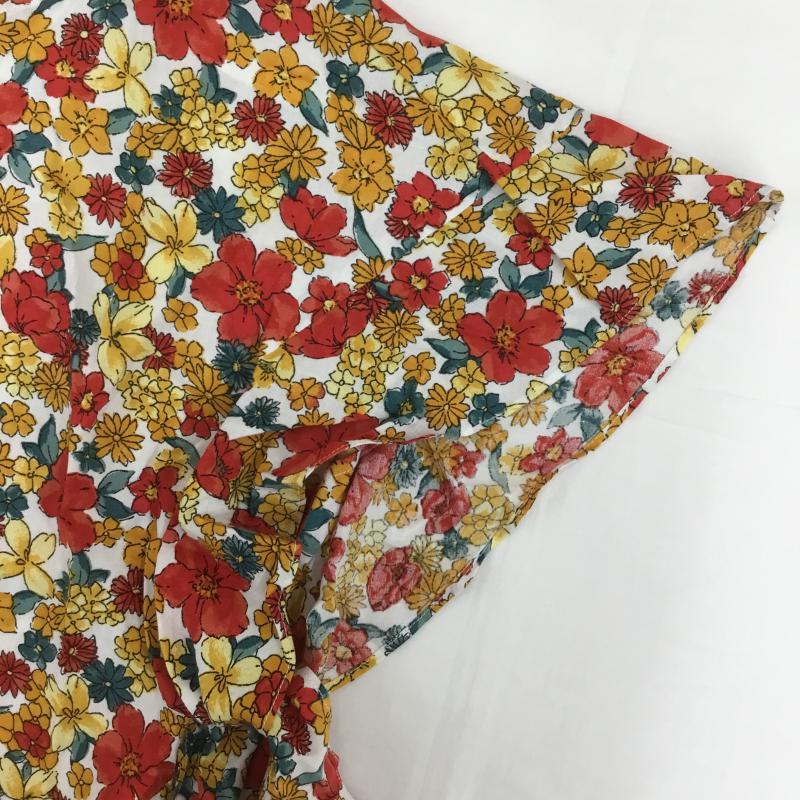 グローバルワーク GLOBAL WORK カットソー 半袖 L 花柄 マルチカラー / マルチカラー /  レディース USED 古着 中古 10071852