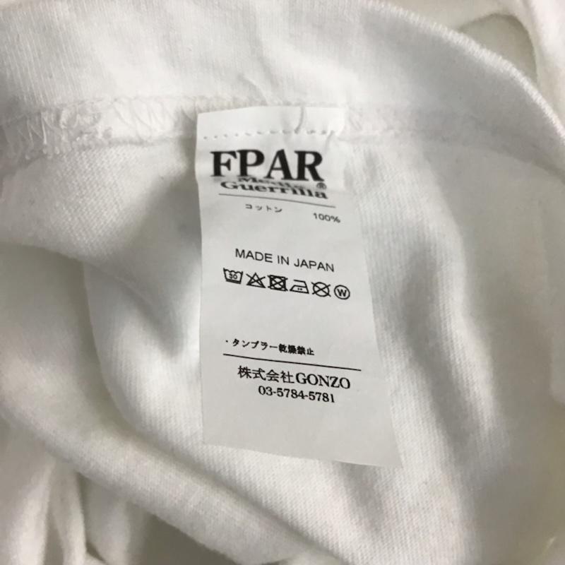 フォーピーエーアールメディアゲリラ FPARMEDIAGUERRILLA Tシャツ 半袖 クルーネック 2 プリント 白 / ホワイト /  メンズ USED 古着 中古 10071857