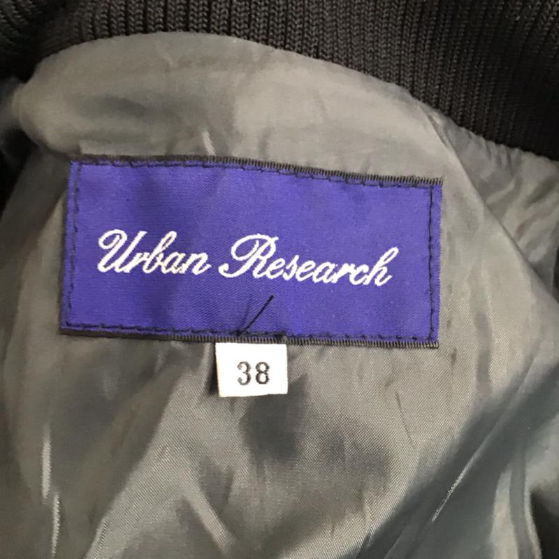 アーバンリサーチ URBAN RESEARCH ジャケット、上着 レザージャケット WMG1701715J ピッグスキン 豚革 38 無地 黒 / ブラック /  メンズ USED 古着 中古 10071886