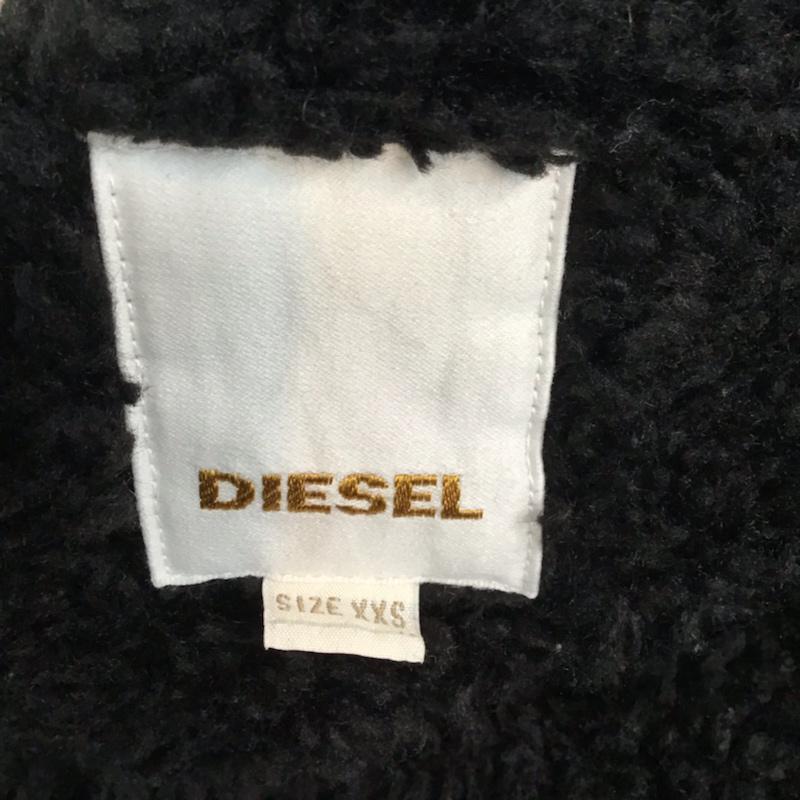 ディーゼル DIESEL ジャケット、上着 ジャケット、ブレザー 襟ファー ボア XXS 無地 黒 / ブラック /  メンズ USED 古着 中古 10071893