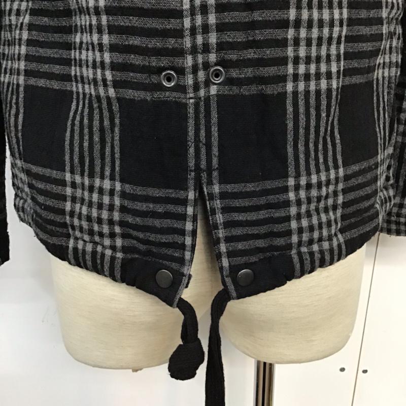 ディーゼル DIESEL ジャケット、上着 ジャンパー、ブルゾン XXS チェック 黒 / ブラック / X 灰 / グレー /  メンズ USED 古着 中古 10071896