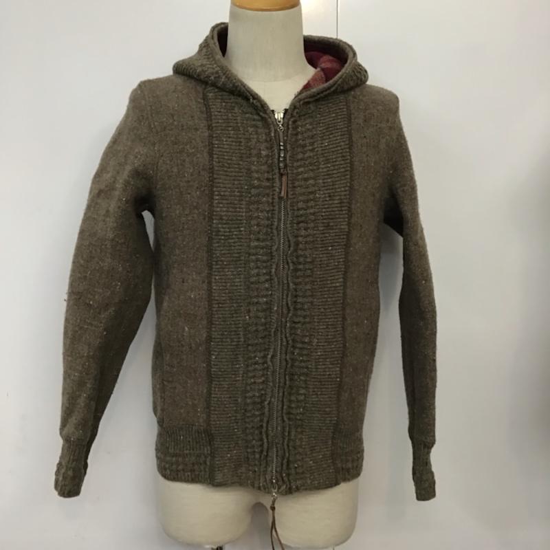 レミ レリーフ REMI RELIEF ジャケット、上着 ジャケット、ブレザー ウール ジップアップ S 無地 茶 / ブラウン /  メンズ USED 古着 中古 10071903