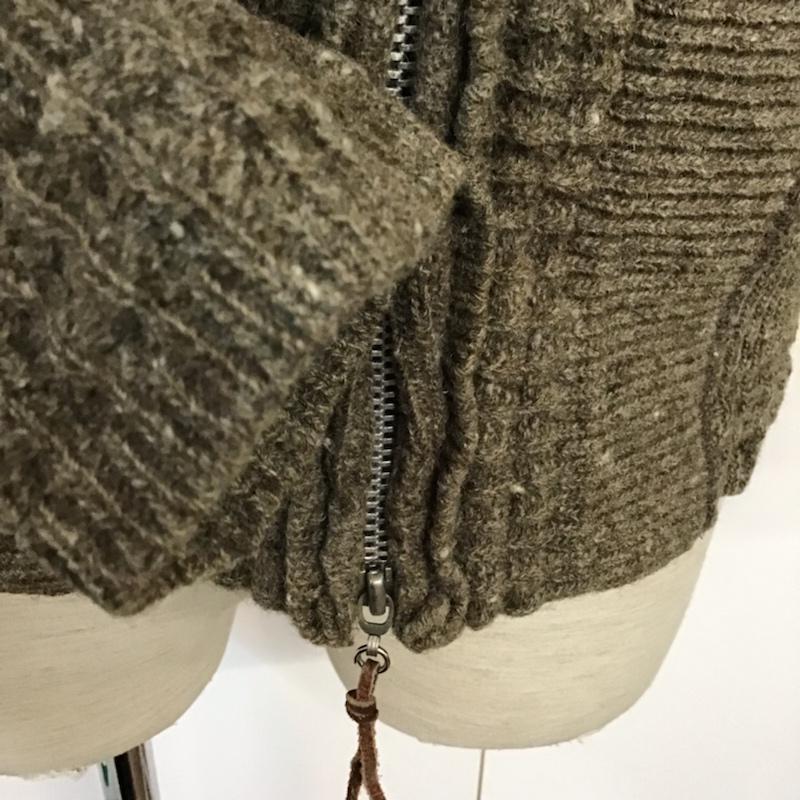 レミ レリーフ REMI RELIEF ジャケット、上着 ジャケット、ブレザー ウール ジップアップ S 無地 茶 / ブラウン /  メンズ USED 古着 中古 10071903
