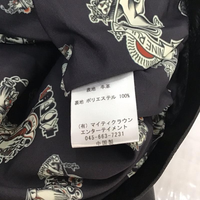 サブサエティ Subciety ジャケット、上着 レザージャケット NINE RULAZ LINE 牛革 S 無地 黒 / ブラック /  メンズ USED 古着 中古 10071906