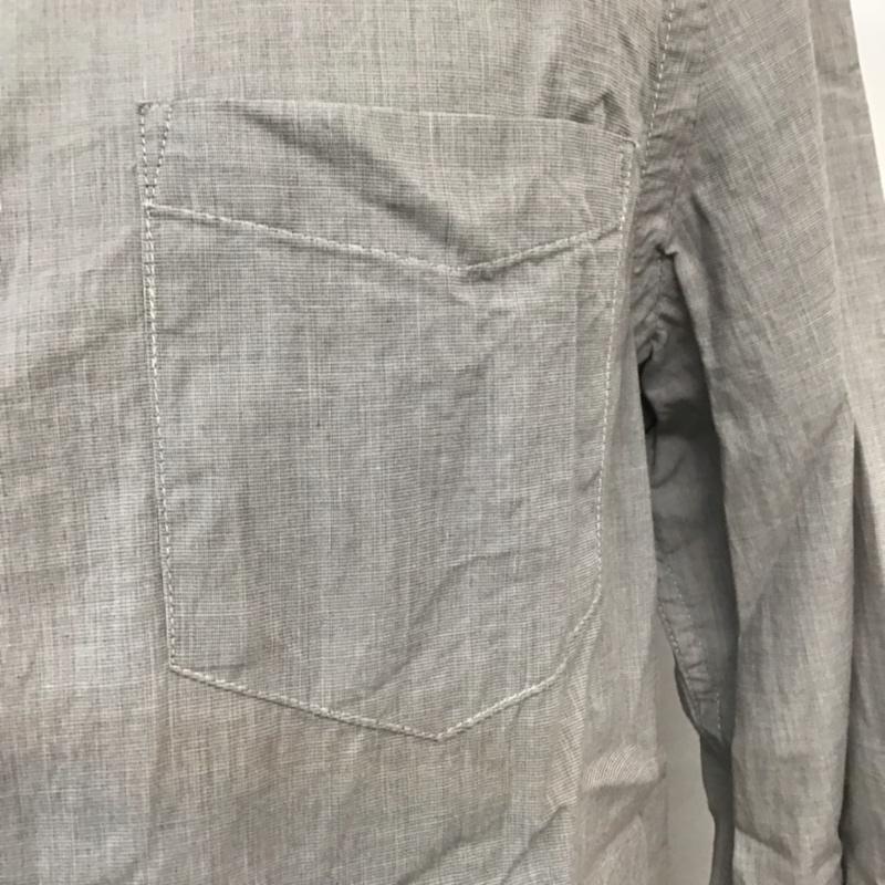 ヘンネスアンドモーリッツ H&M シャツ、ブラウス 長袖 ボタンダウン S 無地 灰 / グレー /  メンズ USED 古着 中古 10071915