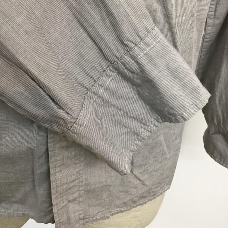 ヘンネスアンドモーリッツ H&M シャツ、ブラウス 長袖 ボタンダウン S 無地 灰 / グレー /  メンズ USED 古着 中古 10071915