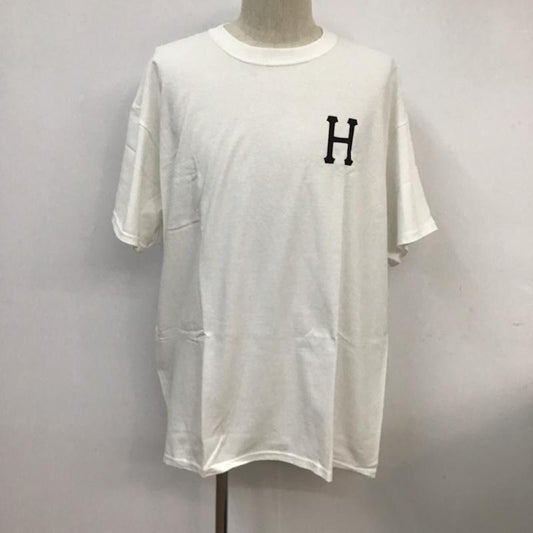 ハフ HUF Tシャツ 半袖 TS01048 クラシックHロゴ タグ付き XL ロゴ、文字 白 / ホワイト /  メンズ USED 古着 中古 10071932