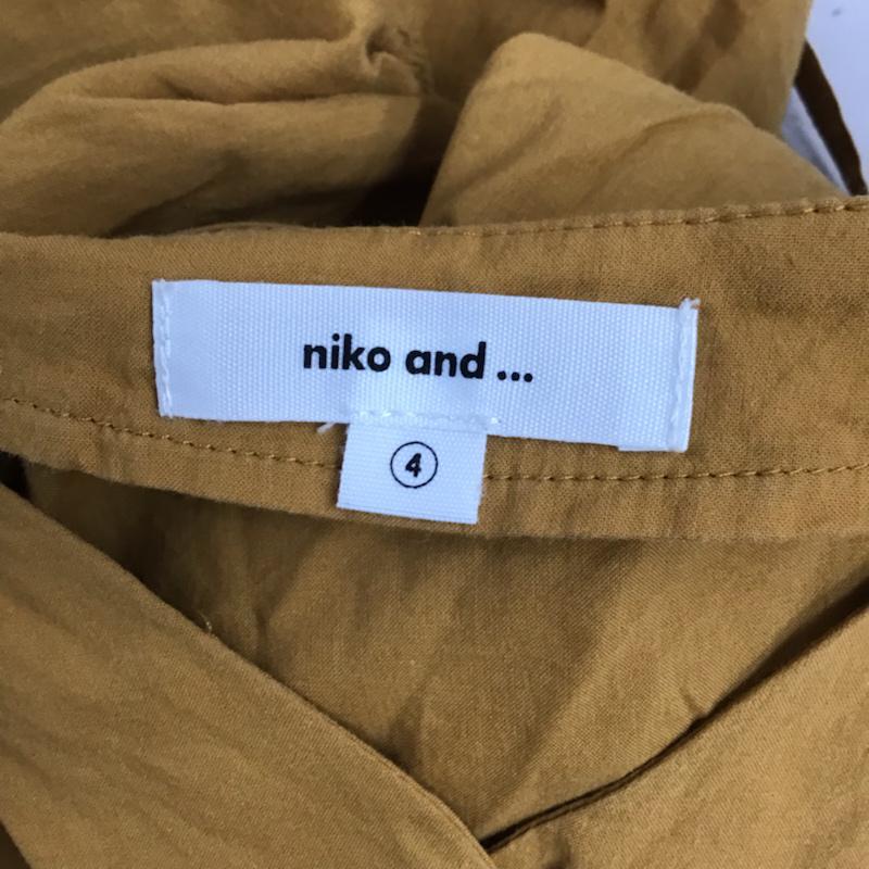 ニコアンド niko and... シャツ、ブラウス 長袖 S202CB04FL ボイルドロスト 4 無地 キャメル / キャメル /  レディース USED 古着 中古 10072011