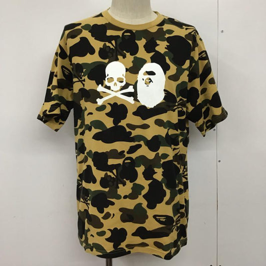 アベイシングエイプ A BATHING APE Tシャツ 半袖 001CSG231915X mastermind VS A BATHING APE ドクロ カモ柄 M プリント ベージュ / ベージュ / X 黒 / ブラック / X 茶 / ブラウン / X カーキ / カーキ / X 白 / ホワイト /  メンズ USED 古着 中古 10072028