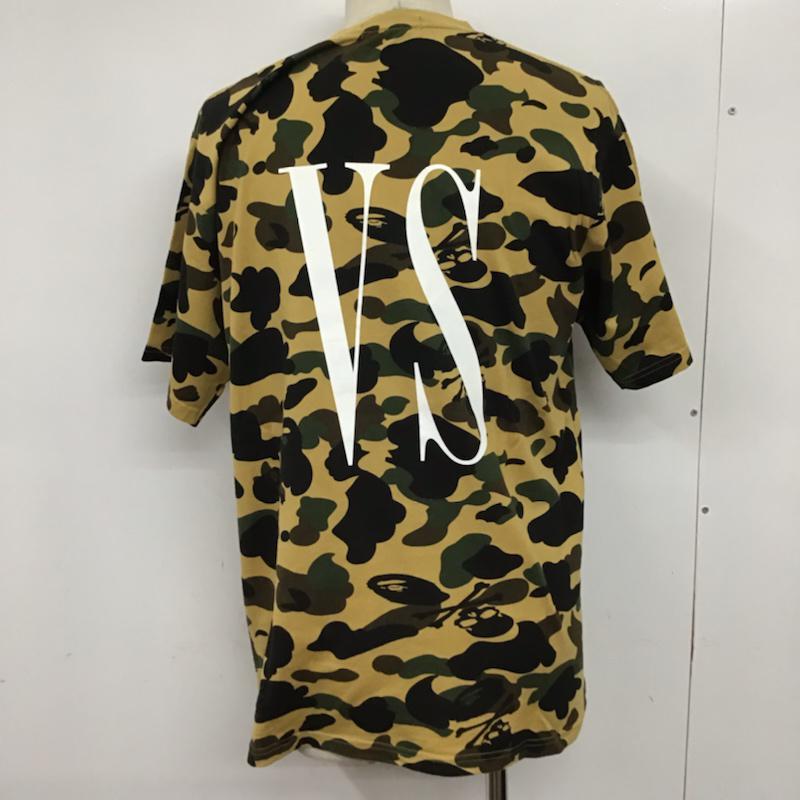 アベイシングエイプ A BATHING APE Tシャツ 半袖 001CSG231915X mastermind VS A BATHING APE ドクロ カモ柄 M プリント ベージュ / ベージュ / X 黒 / ブラック / X 茶 / ブラウン / X カーキ / カーキ / X 白 / ホワイト /  メンズ USED 古着 中古 10072028