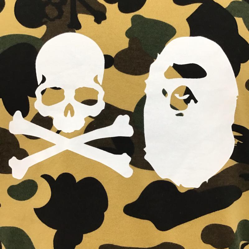 アベイシングエイプ A BATHING APE Tシャツ 半袖 001CSG231915X mastermind VS A BATHING APE ドクロ カモ柄 M プリント ベージュ / ベージュ / X 黒 / ブラック / X 茶 / ブラウン / X カーキ / カーキ / X 白 / ホワイト /  メンズ USED 古着 中古 10072028