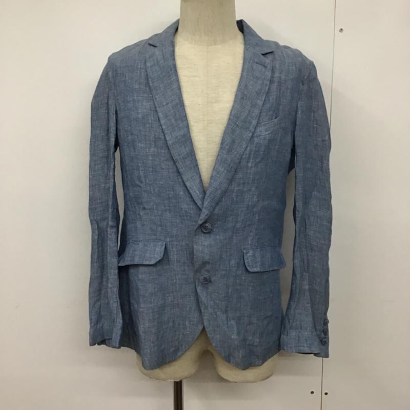 アーバンリサーチ URBAN RESEARCH ジャケット、上着 ジャケット、ブレザー WH65-17Y001 リネンジャケット 40 無地 水色 / ライトブルー /  メンズ USED 古着 中古 10072082