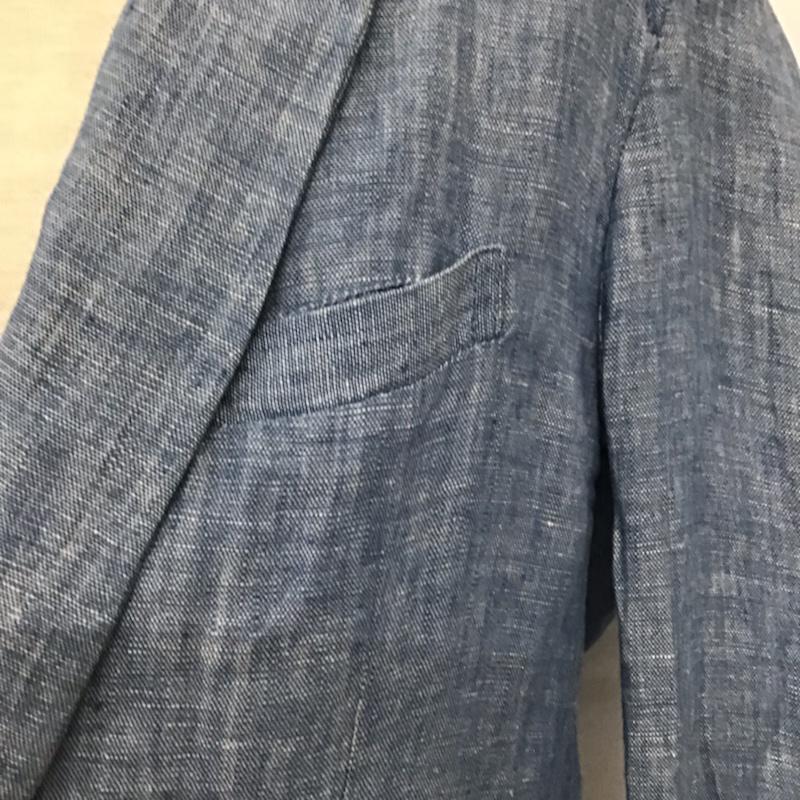 アーバンリサーチ URBAN RESEARCH ジャケット、上着 ジャケット、ブレザー WH65-17Y001 リネンジャケット 40 無地 水色 / ライトブルー /  メンズ USED 古着 中古 10072082