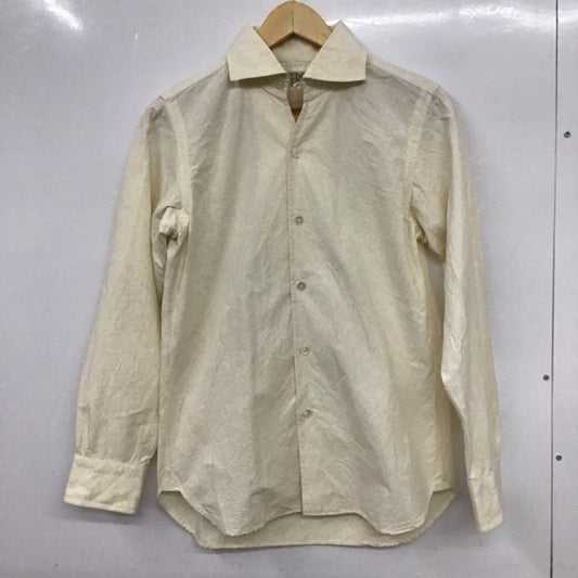 ハバーザック HAVERSACK シャツ、ブラウス 長袖 820643-2 S 無地 アイボリー / アイボリー /  メンズ USED 古着 中古 10072103