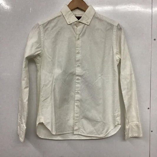 ブルーナボイン BRUNABOINNE シャツ、ブラウス 長袖 4055P-00 ボタンダウン 無地 白 / ホワイト /  メンズ USED 古着 中古 10072110