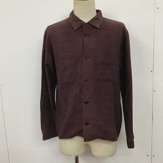 テンダーロイン TENDERLOIN シャツ、ブラウス 長袖 コットン S 無地 黒 / ブラック / X えんじ / ワインレッド /  メンズ USED 古着 中古 10072120