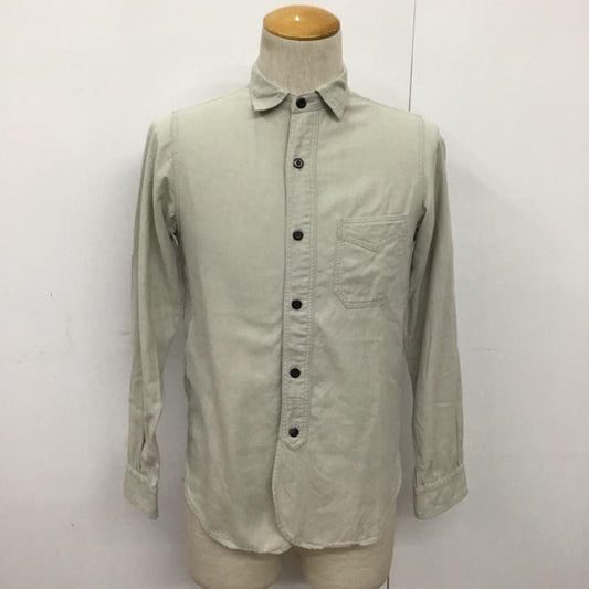 アボンタージ A VONTADE シャツ、ブラウス 長袖 コットンウール 無地 灰 / グレー /  メンズ USED 古着 中古 10072130