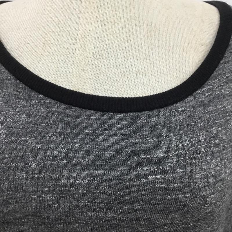 マウジー MOUSSY ワンピース ひざ丈スカート 0298SA80-0030 長袖 スウェット 2 無地 黒 / ブラック / X ダークグレー / ダークグレー /  レディース USED 古着 中古 10072142