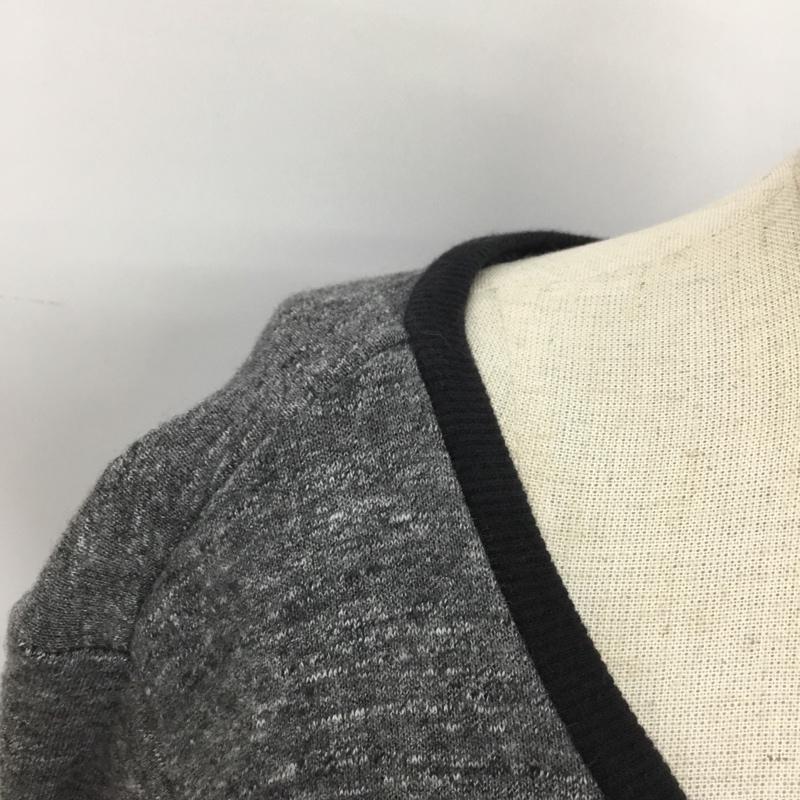マウジー MOUSSY ワンピース ひざ丈スカート 0298SA80-0030 長袖 スウェット 2 無地 黒 / ブラック / X ダークグレー / ダークグレー /  レディース USED 古着 中古 10072142