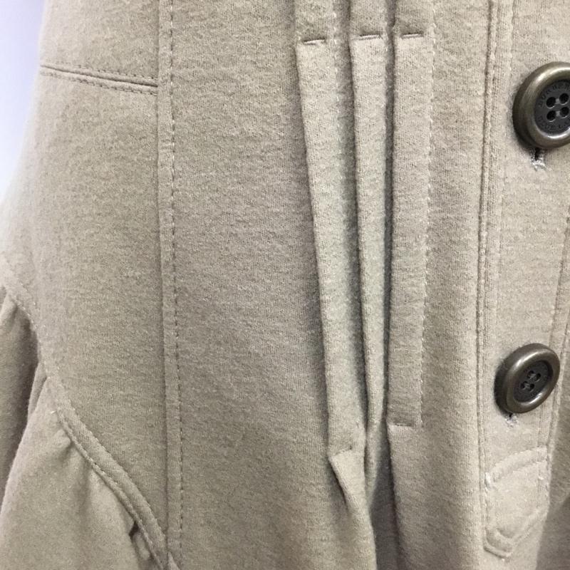 バーバリーブルーレーベル BURBERRY BLUE LABEL ワンピース ひざ丈スカート E1J59-222-40 半袖 ウール 36 ワンポイント ベージュ / ベージュ /  レディース USED 古着 中古 10072152