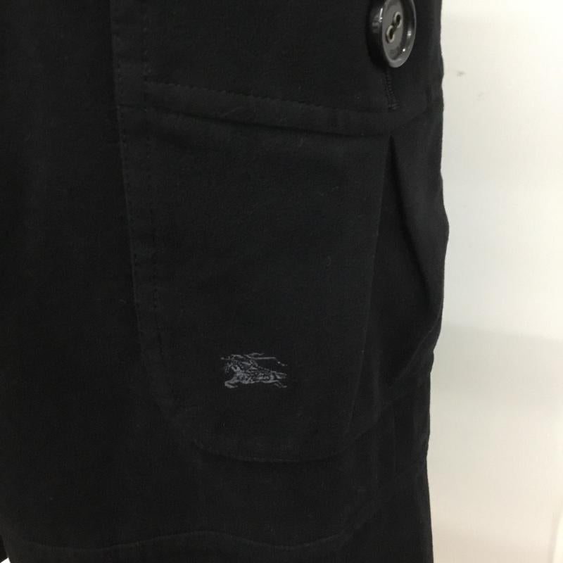 バーバリーブルーレーベル BURBERRY BLUE LABEL ワンピース ひざ丈スカート FMF50-695-09 パフスリーブ 36 ワンポイント 黒 / ブラック /  レディース USED 古着 中古 10072162
