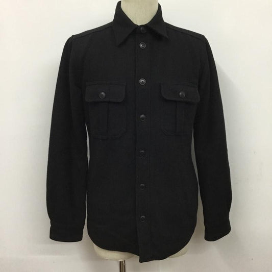 サタデーズサーフニューヨークシティー SATURDAYS SURF NYC ジャケット、上着 ジャケット、ブレザー BBL-6402-B CPOジャケット S 無地 黒 / ブラック /  メンズ USED 古着 中古 10072166