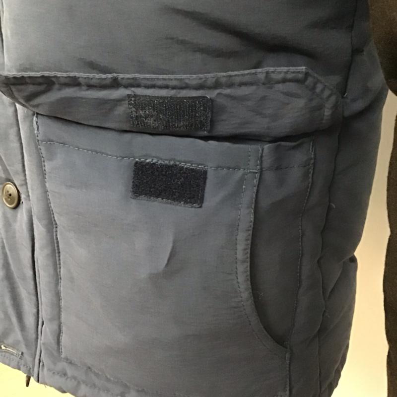 ジャーナルスタンダード レリューム JOURNAL STANDARD relume ジャケット、上着 ダウンジャケット 12-011-464-7030-3-0 フェザー 2トーン バイカラー S 無地 ダークブラウン / ダークブラウン / X 紺 / ネイビー /  メンズ USED 古着 中古 10072171