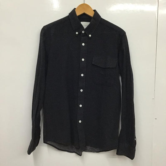 サタデーズサーフニューヨークシティー SATURDAYS SURF NYC シャツ、ブラウス 長袖 ボタンダウン S ドット 黒 / ブラック / X 白 / ホワイト /  メンズ USED 古着 中古 10072187