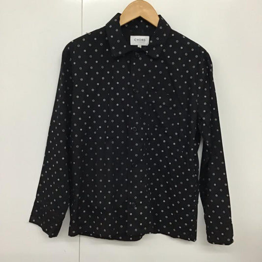 コードナンバーエイト CHORD NUMBER EIGHT シャツ、ブラウス 長袖 N8M1H1-SH02 PAJAMA SHIRT パジャマシャツ XS 総柄 黒 / ブラック /  メンズ USED 古着 中古 10072192