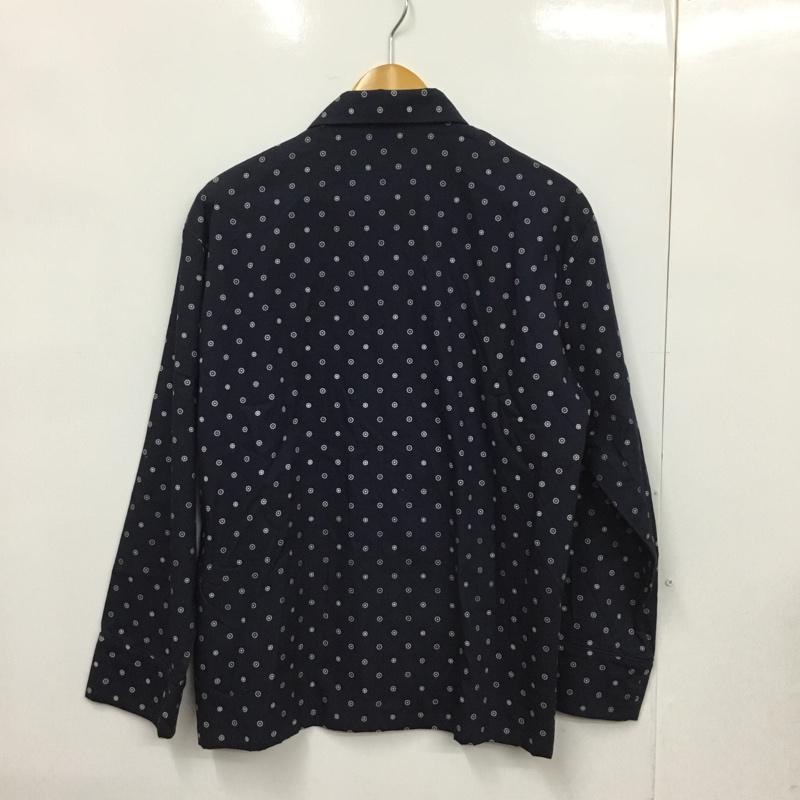 コードナンバーエイト CHORD NUMBER EIGHT シャツ、ブラウス 長袖 N8M1H1-SH02 PAJAMA SHIRT パジャマシャツ S 総柄 紺 / ネイビー /  メンズ USED 古着 中古 10072193