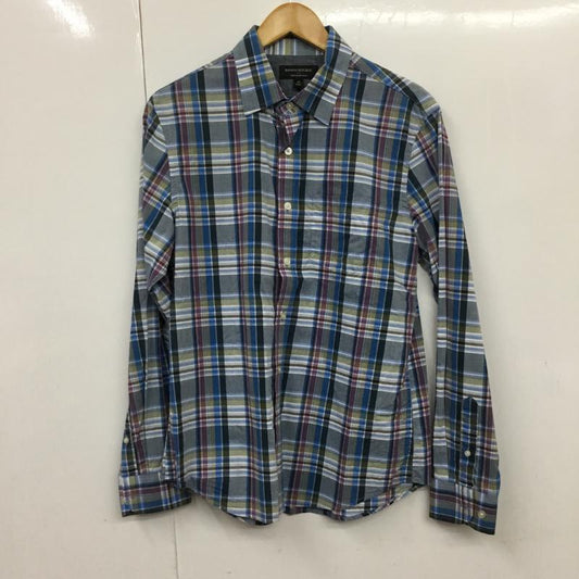 バナナリパブリック BANANA REPUBLIC シャツ、ブラウス 長袖 M チェック マルチカラー / マルチカラー /  メンズ USED 古着 中古 10072227