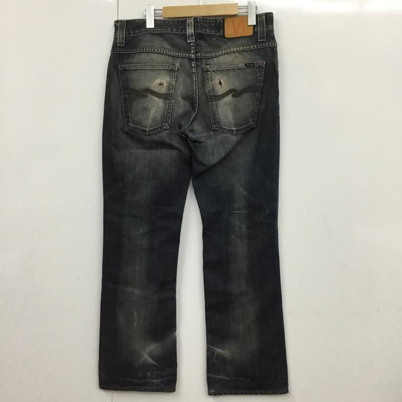 ヌーディージーンズ Nudie Jeans パンツ デニム、ジーンズ NJ1615 BOOTCUT OLA RICH BLUE W34 34インチ ロゴ、文字 紺 / ネイビー /  メンズ USED 古着 中古 10072240