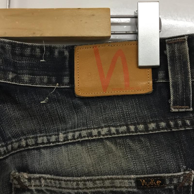 ヌーディージーンズ Nudie Jeans パンツ デニム、ジーンズ NJ1615 BOOTCUT OLA RICH BLUE W34 34インチ ロゴ、文字 紺 / ネイビー /  メンズ USED 古着 中古 10072240
