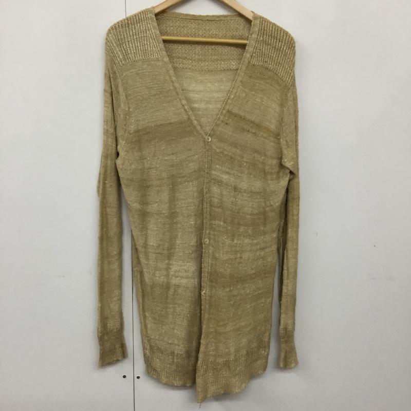 ブルーナボイン BRU NA BOINNE カーディガン 長袖  ベージュ / ベージュ /  メンズ USED 古着 中古 10072310