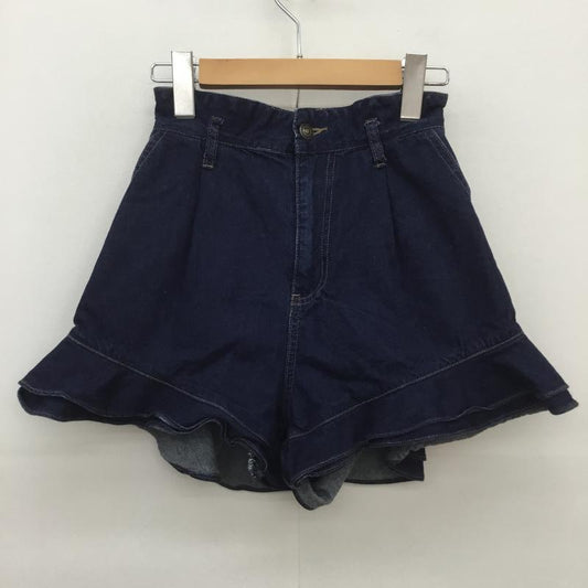ダズリン dazzlin パンツ ショートパンツ M 無地 インディゴ / インディゴ /  レディース USED 古着 中古 10072333