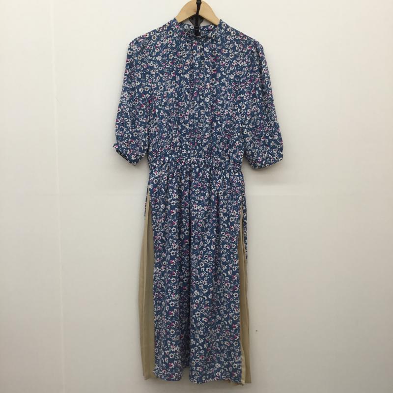 レイカズン Ray Cassin ワンピース ロングスカート FREE 花柄 青 / ブルー /  レディース USED 古着 中古 10072335