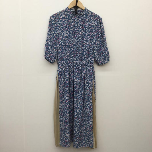 レイカズン Ray Cassin ワンピース ロングスカート FREE 花柄 青 / ブルー /  レディース USED 古着 中古 10072335
